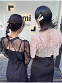 結婚式お呼ばれ/ヘアセット