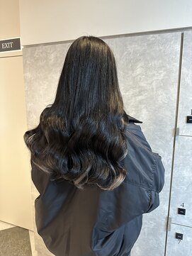 ガルボヘアー 名古屋栄店(garbo hair) 黒髪ロング10代20代インナーカラープルエクステ名古屋美容室