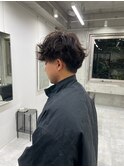 メンズパーマ　ニュアンスパーマ　メンズカジュアル
