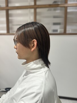 ウタシロイロ(uta shiroiro) メンズ ショートボブウルフ