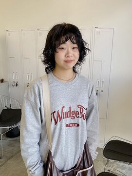 クリアーオブヘアー 池下店(clear OF HAIR) medium wolf perm