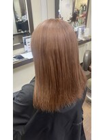 ヘアーアンドメイク ビス(HAIR&MAKE bis) ピンクミルクティー/くすみハイトーン【山崎ほのか】