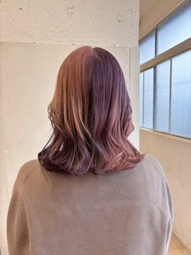 ポート 蕨(PORT) ピンクとラベンダーのミックスカラー【高岩美季】