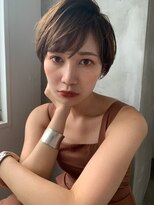 コレク 福岡(COLLEC...) マッシュショート シースルバング ブラウン