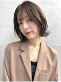 【MINX】似合わせ小顔レイヤーボブウルフ_銀座/髪質改善