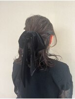 ヘアーアートミュージアム(Hair Art Museum) ハーフアップ/お呼ばれヘア/ミディアム
