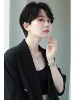 ソイクフ 四条大宮店(SOY-KUFU)&nbsp;大人可愛い◎似合わせカットイメチェンフルバングショート