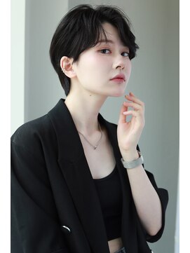 ソイクフ 四条大宮店(SOY-KUFU) 大人可愛い◎似合わせカットイメチェンフルバングショート