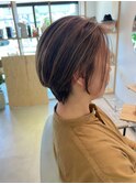 明るい白髪染めプレックスカラー