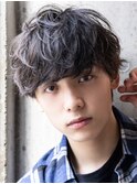 【RIRON】黒髪マッシュ×スパイラルパーマ