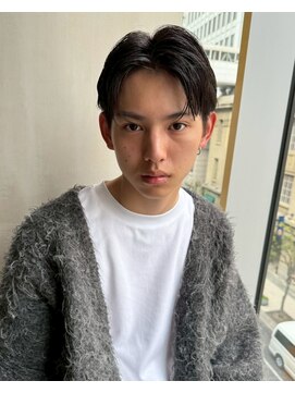 スクリーン(SCREEN) MEN’S HAIR/ブルーブラック/フェザーパーマ/三宮/元町/居留地