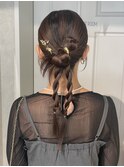 【立川cres小山】カチモリお呼ばれヘアアレンジ