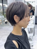 ビューブルー 亀戸錦糸町(VIEW BLUE)&nbsp;暗めカラーグランマッシュショートボブ