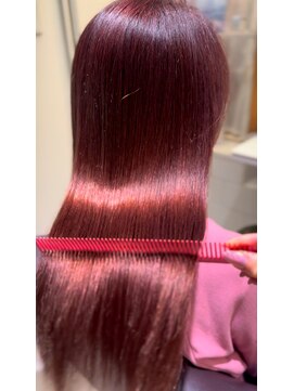 アグリー コーリング (AGREE ～calｌing～) アプリコットピンク　ツヤツヤロング