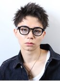 スパイキーアップバングショート