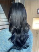 グラデーションカラー×ネイビー