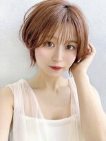 セイドット オモテサンドウ(Say. omotesando) Say.ショートボブレイヤーショートモーヴピンクローズブラウン