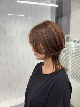 ヘアースマイルクー(HAIR SMILE COEUR) 【COEUR/SHUEI】ミディアムウルフ クラゲウルフ♪