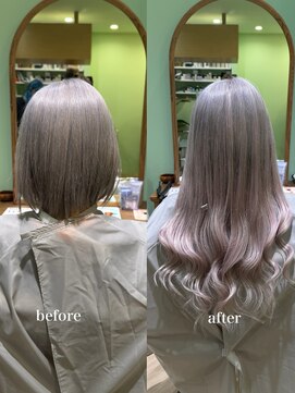 コル(CoL) エクステでハイトーンロングに！