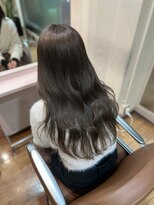 アクシス 栄店(`AXIS)&nbsp;森崎ミルクティーブロンド/ダークブルー/デジタルパーマ/栄