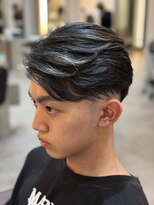 クレイン バイ パプスドコワフュール 宝塚中山寺(Crane by Pap'sde coiffeur) メンズハイライトフェード
