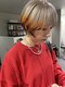 ノエヘア(Noe hair)の写真/ダメージレスだからハイトーンでも驚きのツヤ感。上品なハイライトで大人女性も楽しめるダブルカラー。