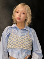 リミットバイアフィナー 大宮店(limit by Afinar)&nbsp;大人ガーリーなレイヤーボブ×ブロンドヘア