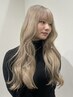 【ブリーチメニュー↑柔らかさUP】カット+Wカラー+3Step tr¥15500
