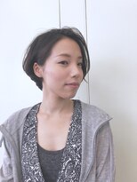 ピエドプールポッシュ(PiED DE POULE POCHE)&nbsp;前髪の長めショートボブ☆