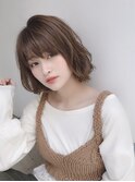 エアリー可愛いミディボブ