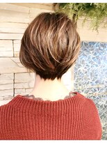 ミッシェル アフロート(michelle afloat) 20代30代40代50代小顔ひし形トップふんわりCカーブショート