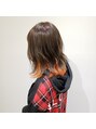 オル バイ ヘッドライト 松戸店(OLu by HEADLIGHT) インナーカラー☆アンバーオレンジ♪【松戸/我孫子/柏/美容院】