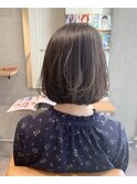 【DaVin中目黒】before→after 内巻きボブ アッシュブラウン