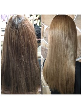 エーアイ 千石 巣鴨 白山店(Ai HAIR) 髪質改善before after［千石美容室 Ai 髪質改善］