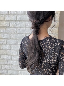 タイドヘアー(tide hair) 編み下ろし