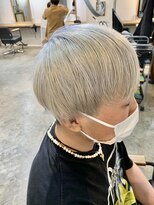 エルオム(EL.HOMME)&nbsp;【MITSU】ホワイトシルバー×ナチュラルマッシュ