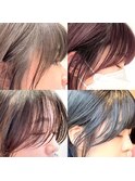【修】20代30代40代◎透明感カラー×韓国切りぱなしボブ