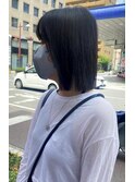 #カット#ボブ#切りっぱなし