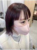 20代30代40代暖色系カラー大人ボブ透明感小顔