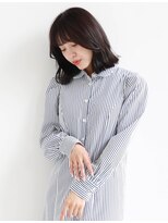 マッシュアンドマッシュアヴェダ ららぽーと福岡店(mash&mash AVEDA)&nbsp;フェイスレイヤー・30代・40代・50代・髪質改善　グレージュ