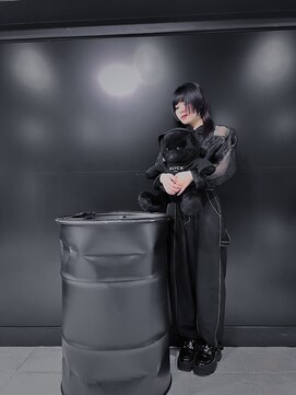 アウル 心斎橋(owl) ジェンダーレス×ウルフ×黒髪×ラベンダー×海月ウルフ