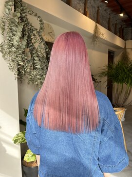 ベルボワ(Belle bois) ブリーチ2回ペールピンク♪