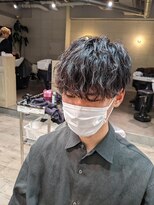 コワファーストナガサキシャンプーボーイ(COIFF1RST NAGASAKI SHAMPOO BOY) vマッシュ×波巻きスパイラルパーマ