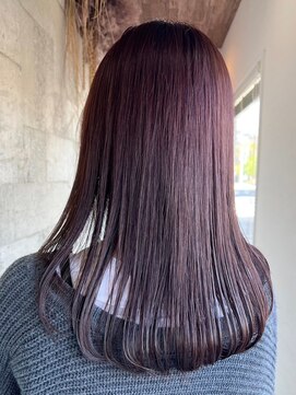 ミルヘアデザイン(mil hair design) 韓国くびれレイヤーカットベージュカラーグレージュカラー