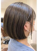 ヘアーズ ロッソ(hair's ROSSO)&nbsp;ナチュラルミニボブ[30代40代50代]