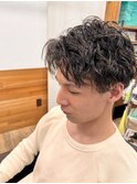 スパイラルパーマヘア