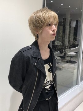 ヘアメイク アース 本庄早稲田店(HAIR & MAKE EARTH) ハイトーンカラー_ケアブリーチ_メンズパーマ_波巻きパーマ