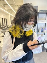 ギグスダブル 栄久屋大通店(gigs double)&nbsp;裾カラー/イエローカラー