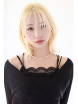 ヘアサロン ガリカ 表参道(hair salon Gallica)&nbsp;<miko>ケアブリーチでつくる抜きっぱなしハイトーンブロンド