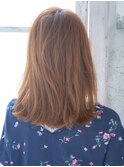 重めバングナチュラルセミディ/20代/30代/40代/50代/倉敷/白楽町
